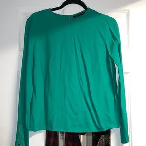 Green blouse